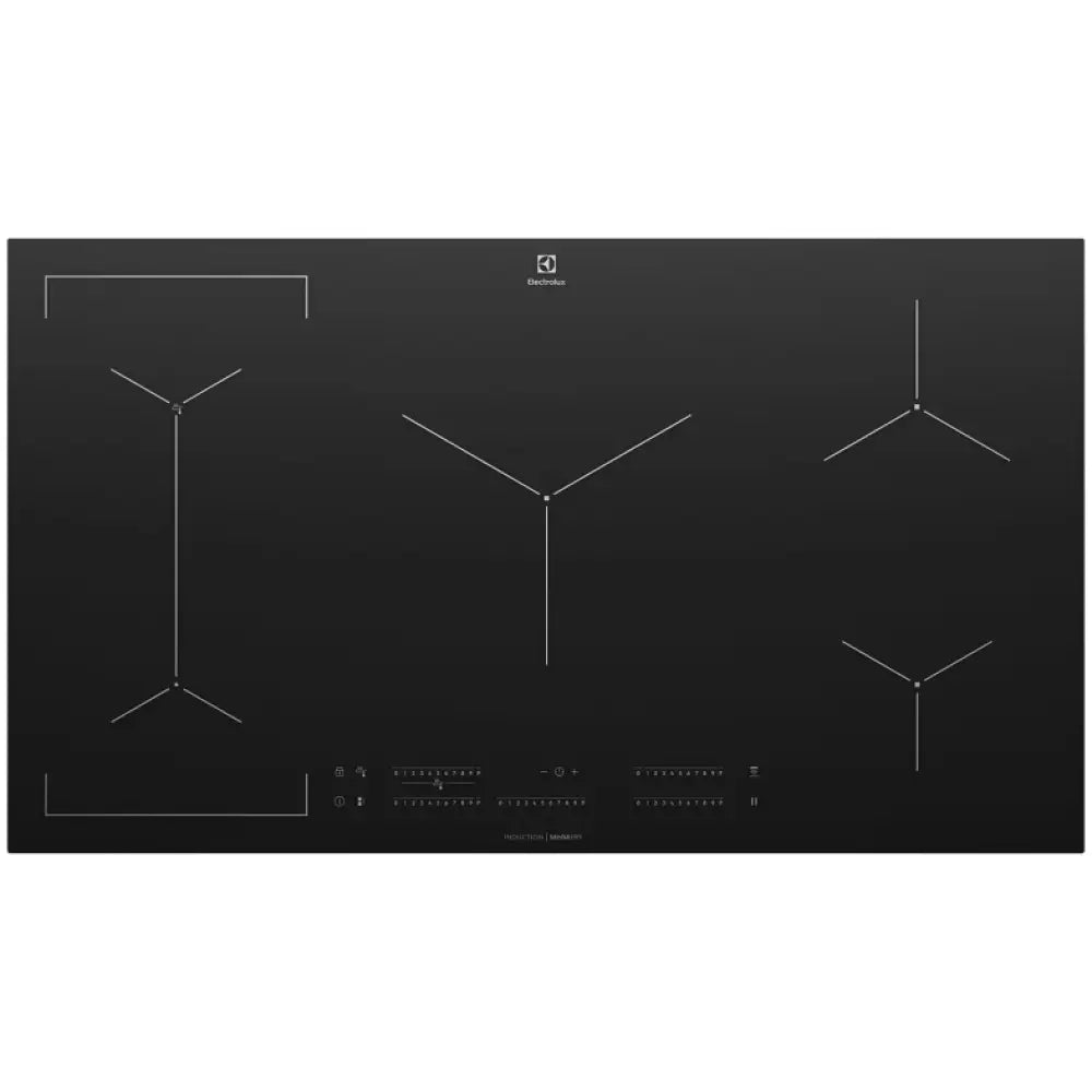 Electrolux EHI955BE 90cm 5-Zone Induction Cooktop with UltimateTaste 700 Technology - Perfect for Modern Kitchens & Professional Cooking