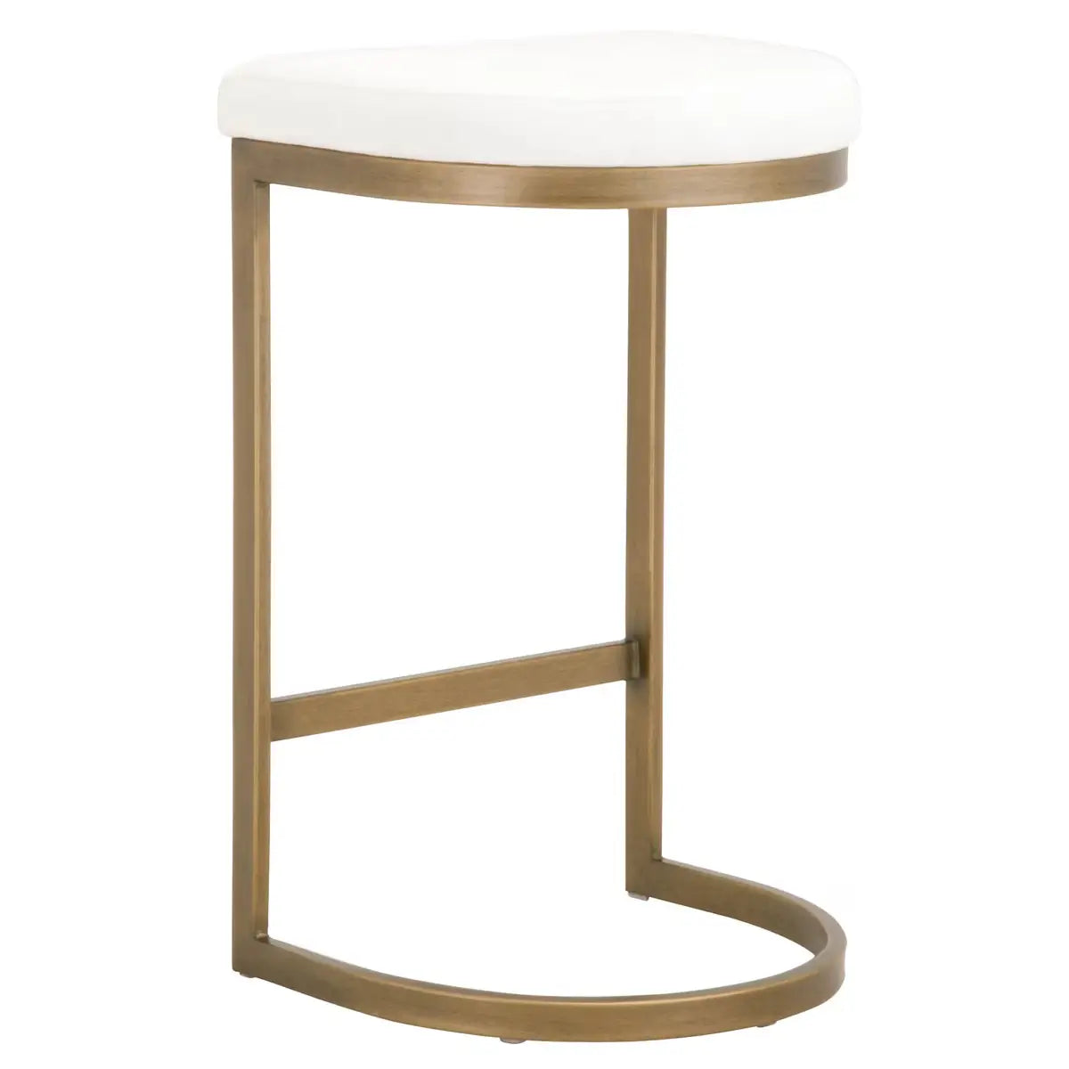 Modern Cresta Counter Stool - Adjustable Height Bar Stool with Padded Seat for Kitchen Island, Breakfast Bar & Home Decor - Comfortable & Stylish Dining Chair for Indoor Use