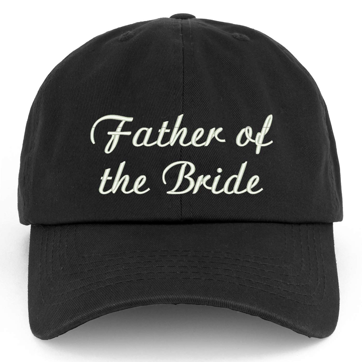 Trendy XXL Father of The Bride Embroidered Cotton Cap - Comfortable Unstructured Dad Hat for Wedding, Gifts & Casual Outfits
