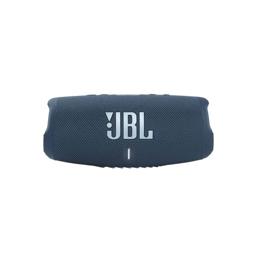 JBL Charge 5 Waterproof Bluetooth Speaker with Built-in Power Bank - Portable Wireless Speaker for Outdoor, Beach, Pool Party & Travel - Includes gSport Carbon Fiber Case (Blue)