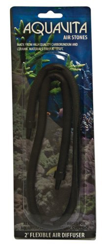 2 Inch Flexible Air Stone for Aquariums - Oxygen Diffuser for Fish Tanks, Hydroponics, and Pond Aeration - Improves Water Circulation & Fish Health
