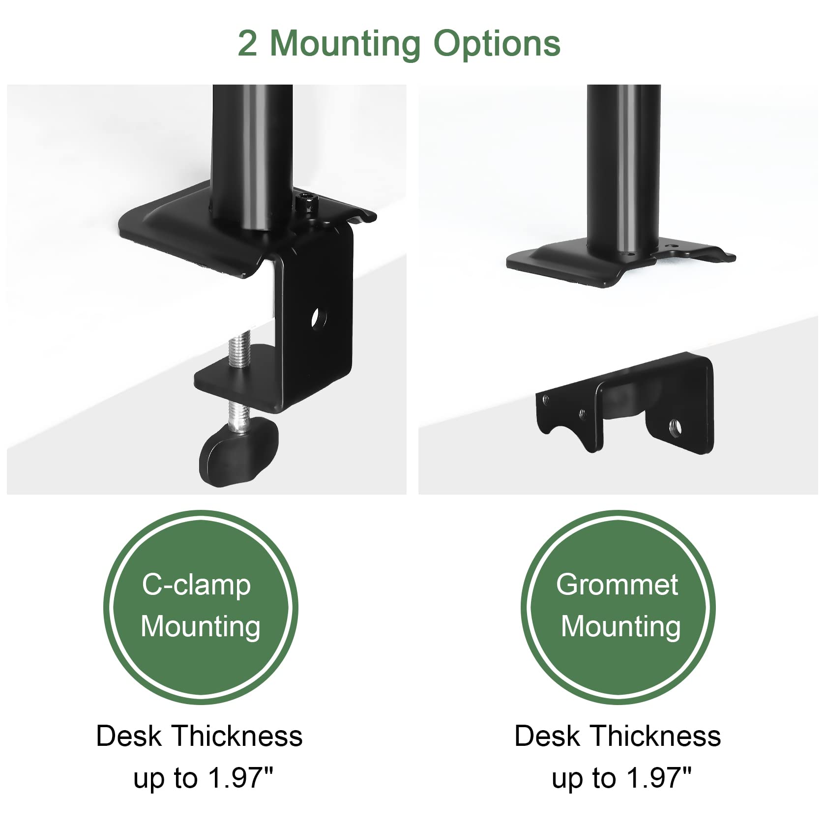 Fully Adjustable Monitor and Laptop Mount Stand for 13