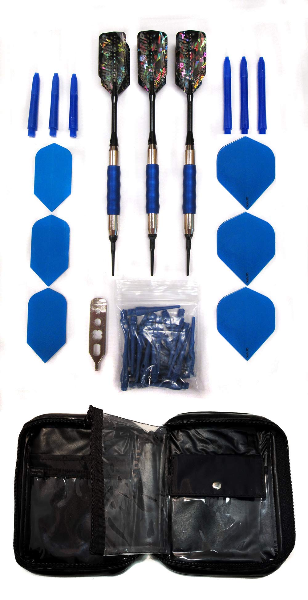 Premium Viper Sure Grip Soft Tip Darts Set with Flights, Shafts & Case - Perfect for Home Bars, Game Rooms & Competitive Play