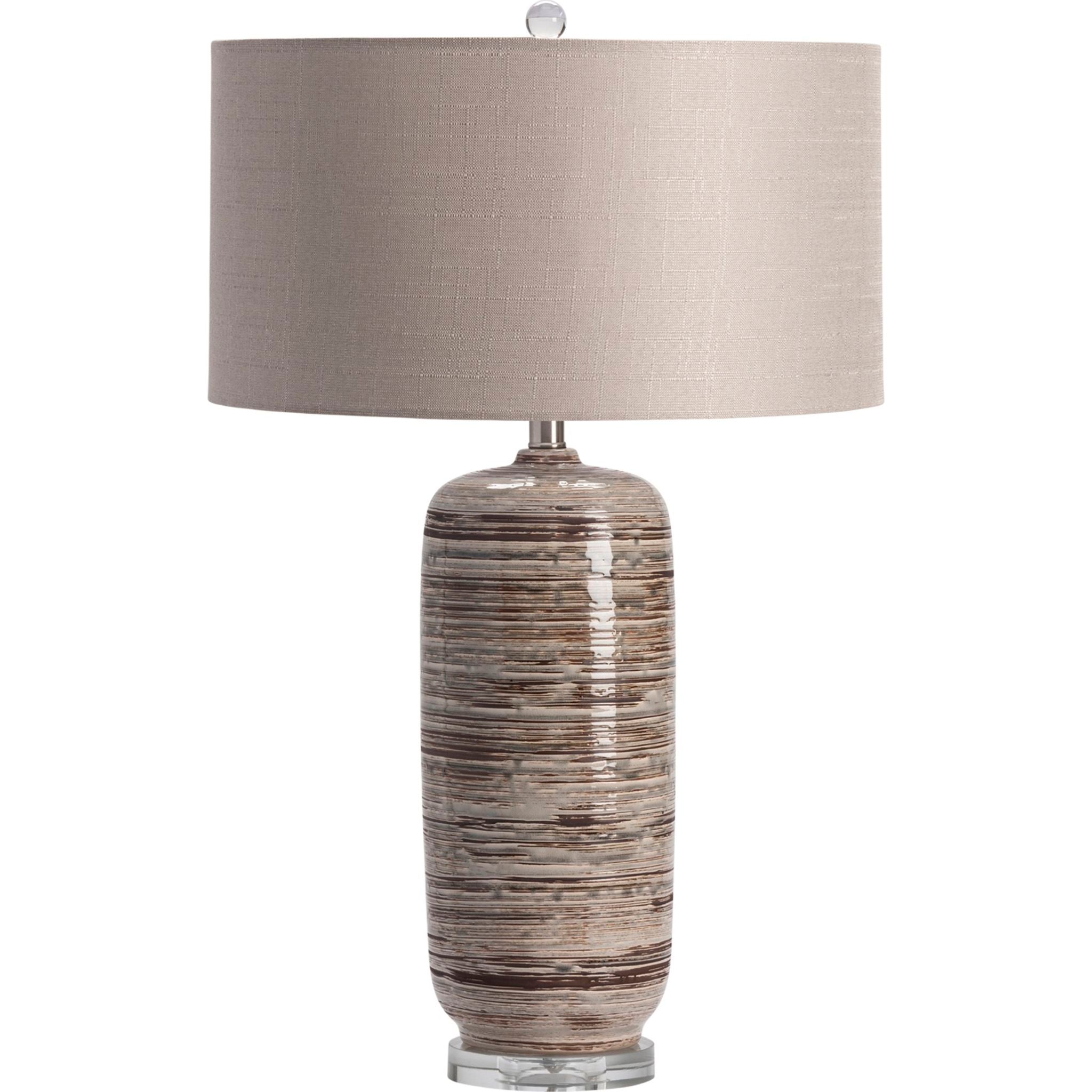 Modern Ashlar Table Lamp - 29 Inch Height, Adjustable Brightness for Bedroom, Living Room & Office - Energy Efficient LED Desk Light with Touch Control & USB Port
