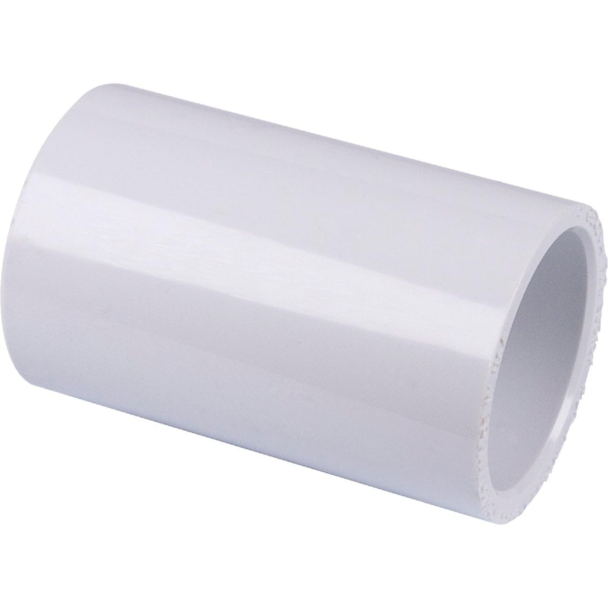 **3/4-Inch Schedule 40 PVC Pressure Pipe Fitting - Extended Socket Coupling for Plumbing, Irrigation & Industrial Use**