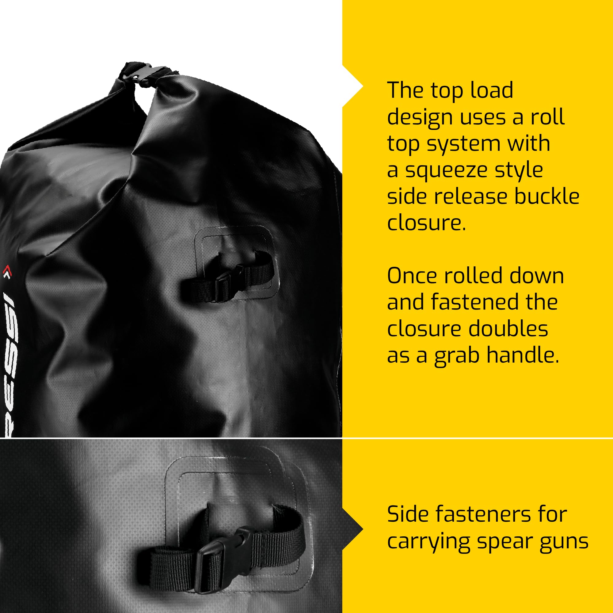 Cressi Dry Bag Gara 60 LT - Waterproof Backpack for Scuba Diving Gear, Fins & Equipment | Unisex Adult | Perfect for Beach, Kayaking & Water Sports