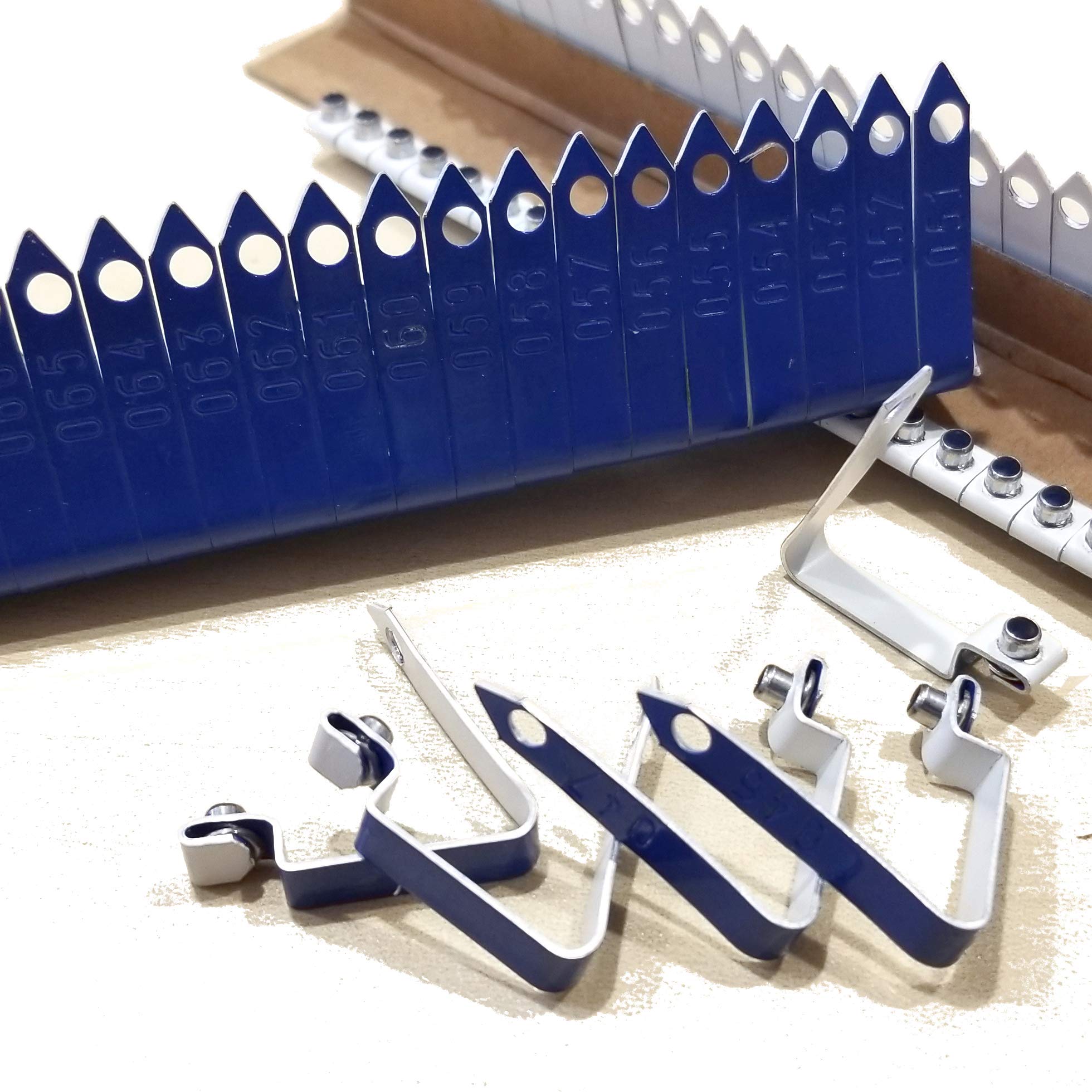 Custom Chicken Wing Bands (100pcs, Royal Blue) for Poultry Farming