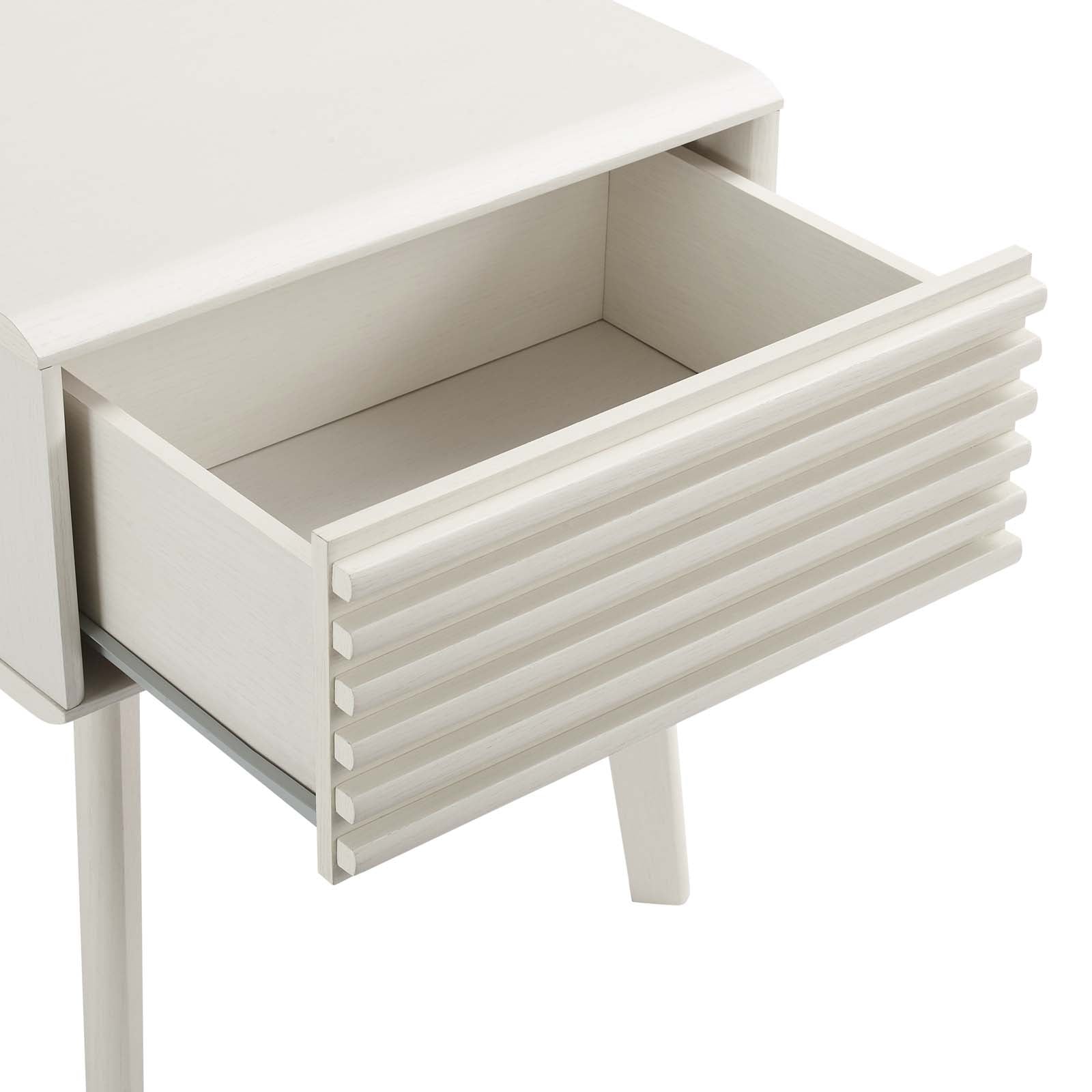 Modern Wooden End Table with Storage Shelf - Stylish Nightstand for Living Room, Bedroom & Office - Perfect for Small Spaces & Home Decor