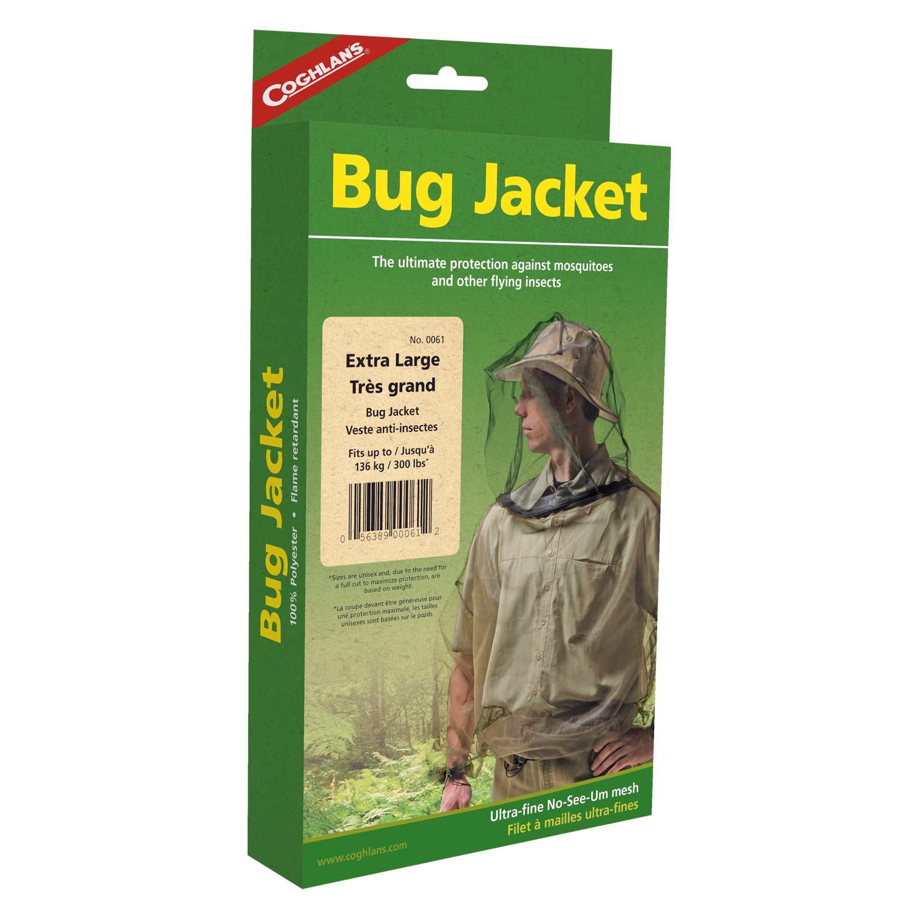 Coghlan's Bug Jacket - Lightweight Mosquito & Insect Protection for Outdoor Activities - Hiking, Camping, Fishing & Gardening