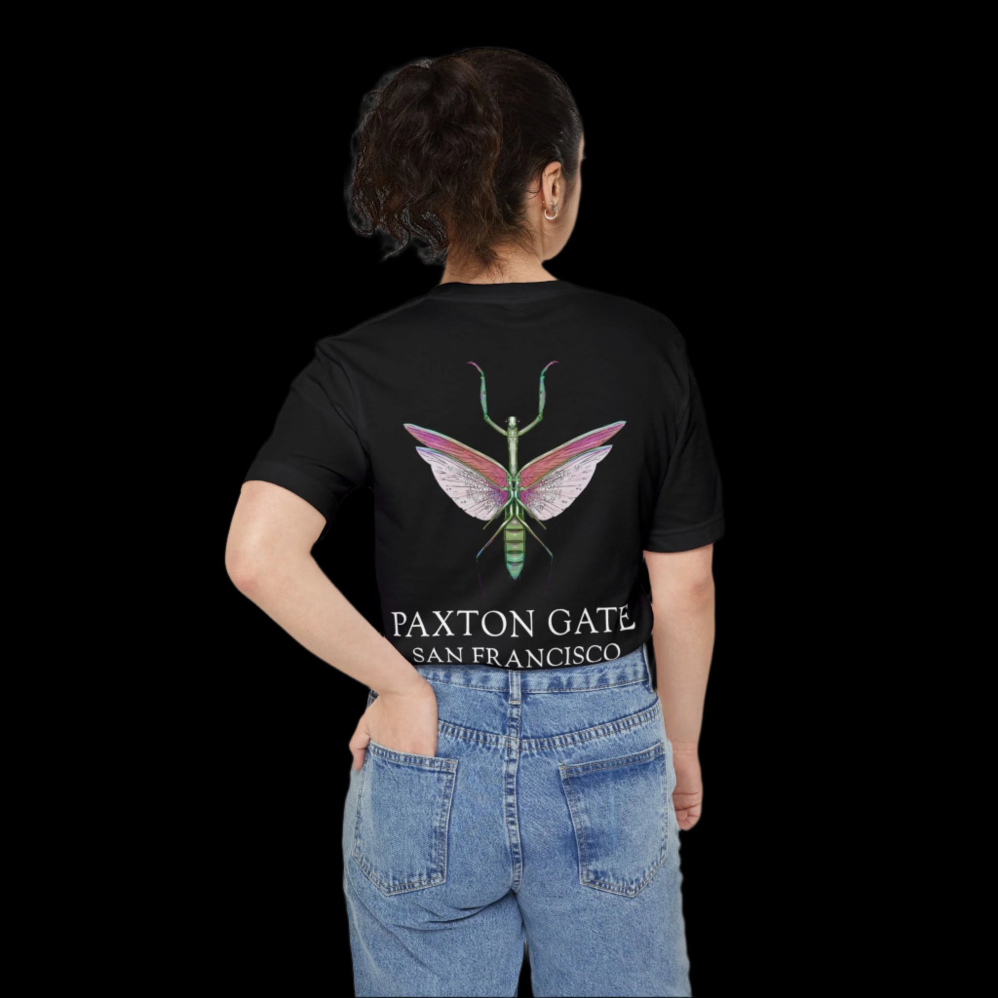 Unisex Mantis Pocket T-Shirt by Kris Struble - Stylish Graphic Tee for Men & Women | Perfect for Casual Wear, Street Fashion & Everyday Outfits