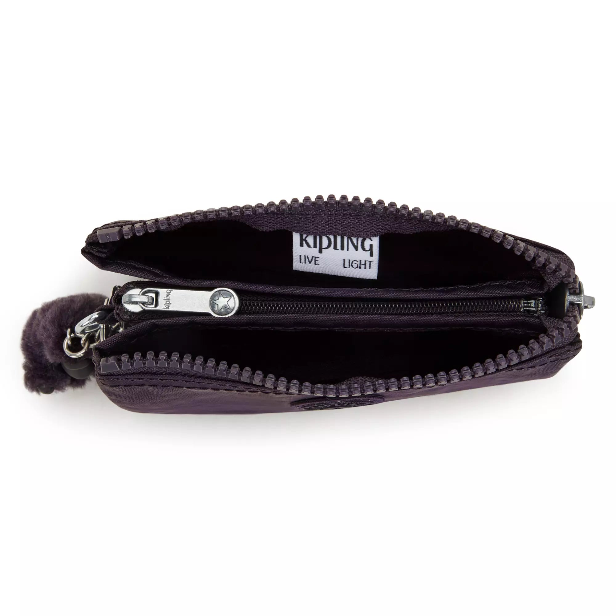 Kipling Creativity Small Pouch Crossbody Bag - Ultimate Plum Color, Lightweight & Durable for Women | Perfect for Travel, Work & Everyday Use