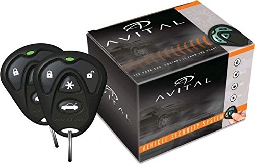 Avital 1-Way Car Security System with Remote Start & Keyless Entry - Anti-Theft Vehicle Alarm for Cars, Trucks & SUVs - Perfect for Parking Lots, Driveways & Urban Areas