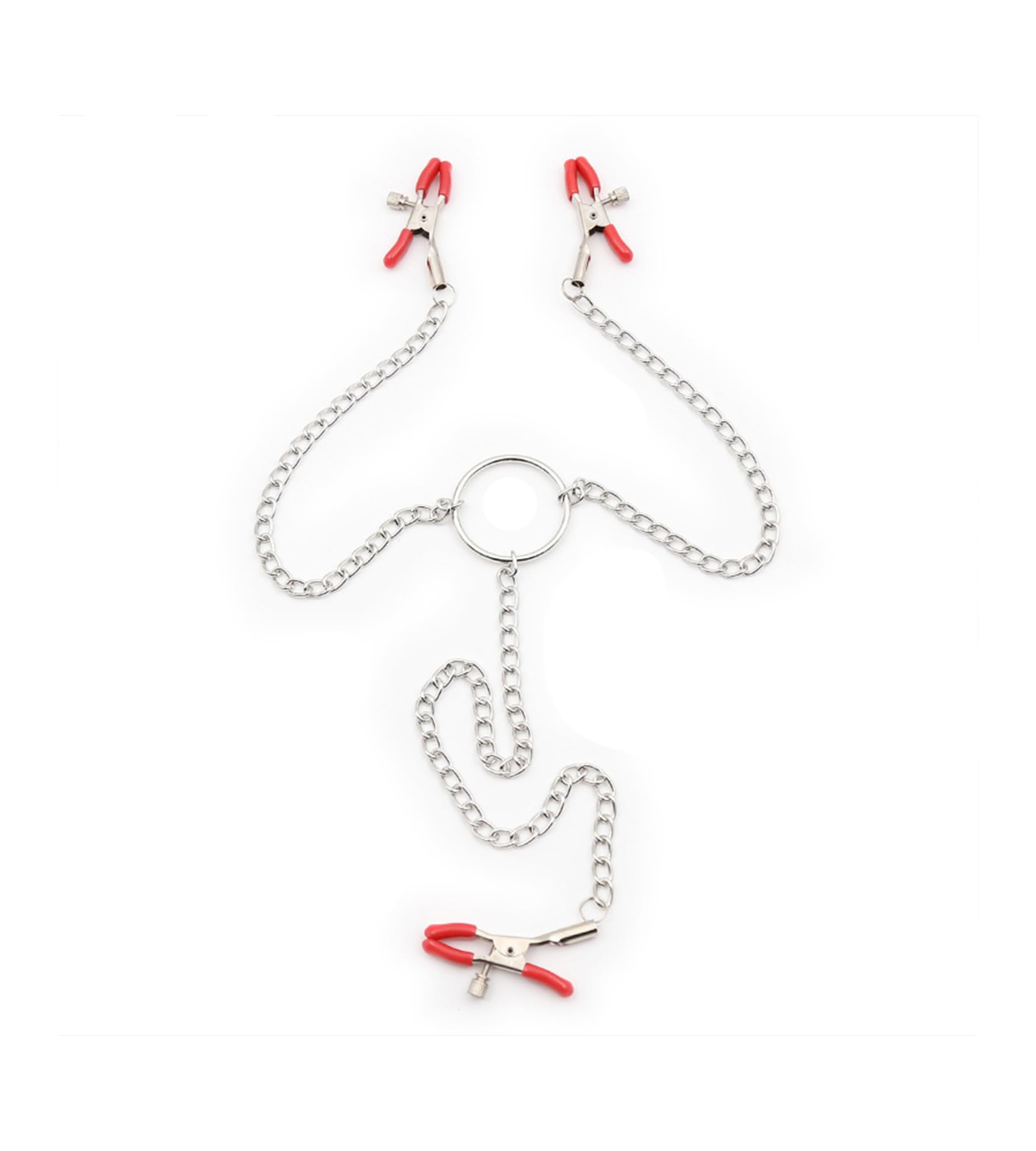 Adjustable Stainless Steel Non-Piercing Body Chain Jewelry for Women - Clip-On Body Clips with Chain, Perfect for Festivals, Parties & Beach Wear
