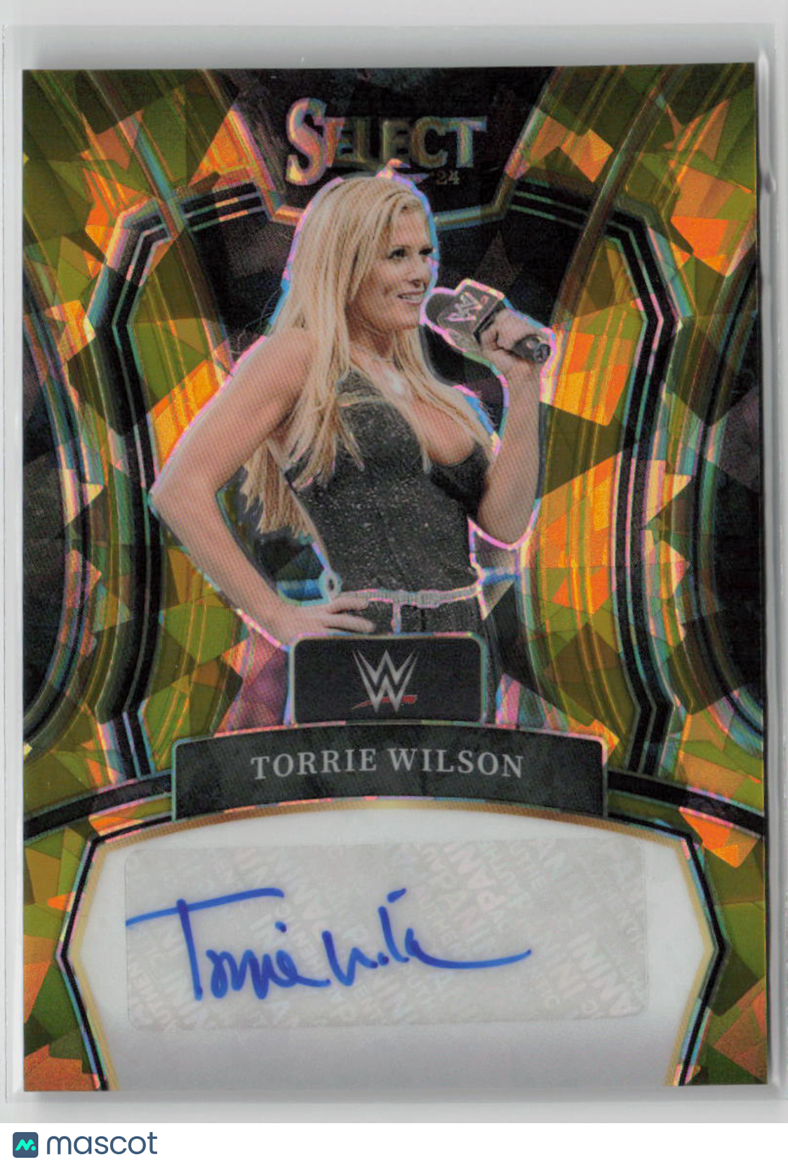 2024 Panini Select Torrie Wilson 4/5 Gold Ice Autograph #LS TWL - Rare WWE Trading Card for Collectors, Sports Memorabilia Enthusiasts - Perfect for Display, Investment & Fan Collections