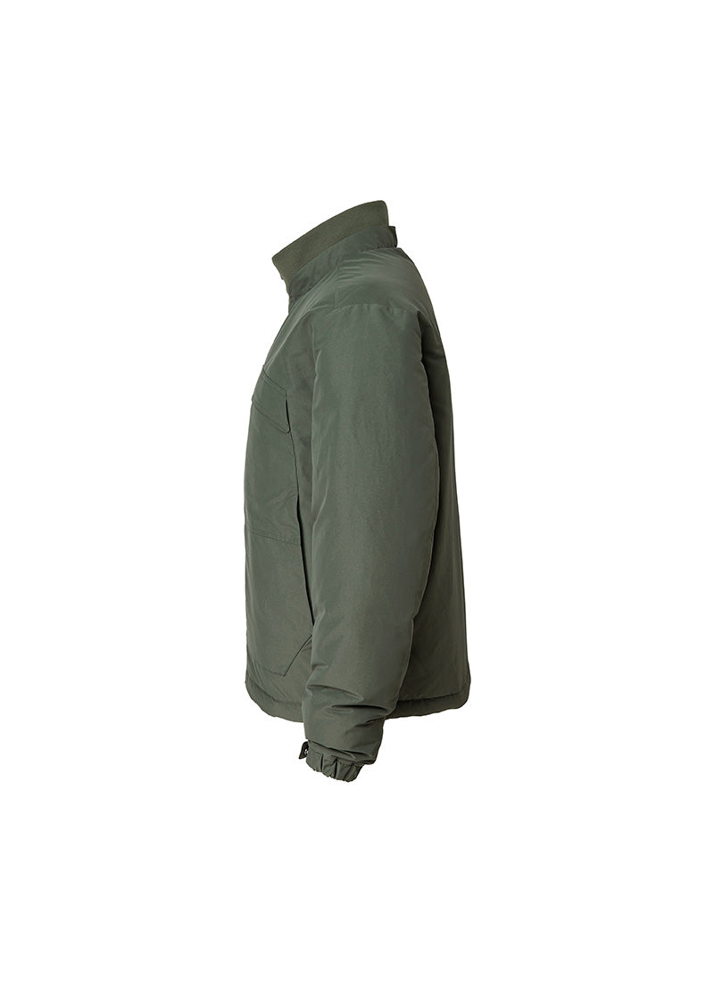 Women's High Neck Goose Down Blouson Jacket - Warm Winter Puffer Coat for Outdoor Activities & Casual Wear