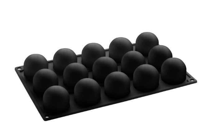 40-Piece Sphere Silicone Mold Set for Baking, Candles, Soap Making - 15 Unique Shapes for DIY Crafts & Home Decor