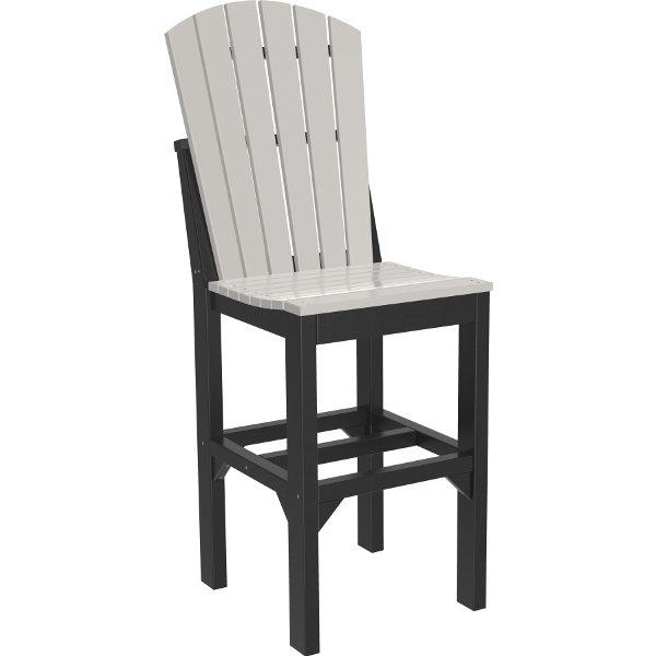 Adirondack Bar Height Side Chair - Sturdy Wooden Bar Stool for Kitchen Island, Pub & Outdoor Patio - Comfortable Counter Height Seating for Dining & Entertaining