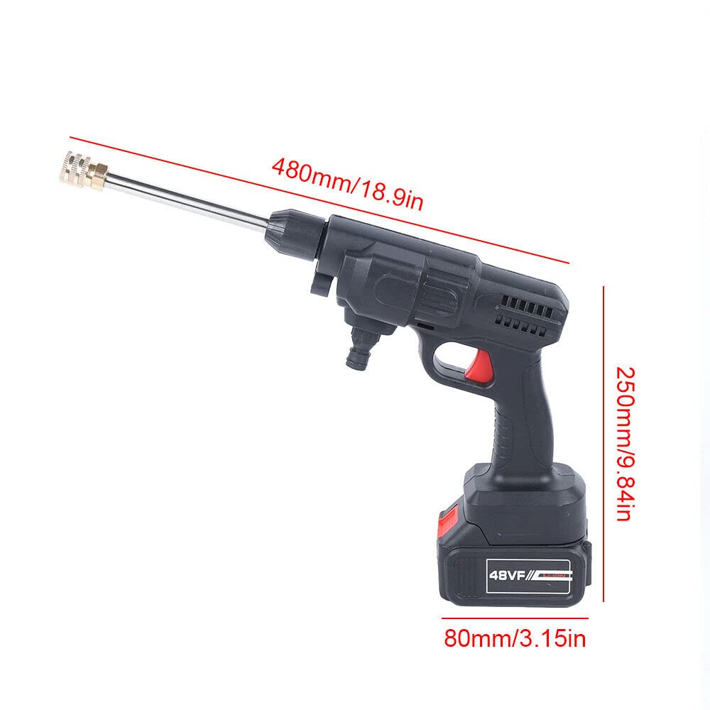 21V Lithium Cordless Pressure Washer - Portable Electric Car Wash Machine, Battery Powered High Pressure Water Cleaner for Cars, Windows, Gardens - Perfect for Home, RV & Outdoor Cleaning