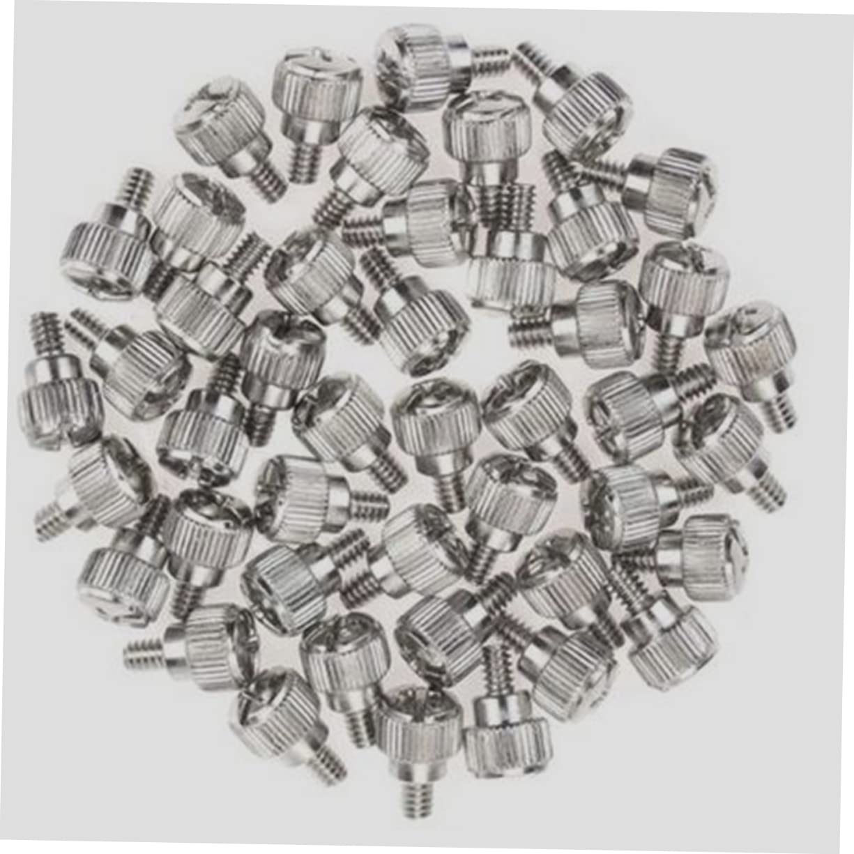 OSALADI 100pcs Computer Case Screws - Thumb Screws for PC Builds & Repairs - Black Oxidation Resistant - Perfect for DIY Computer Assembly, Case Modding & Hardware Maintenance