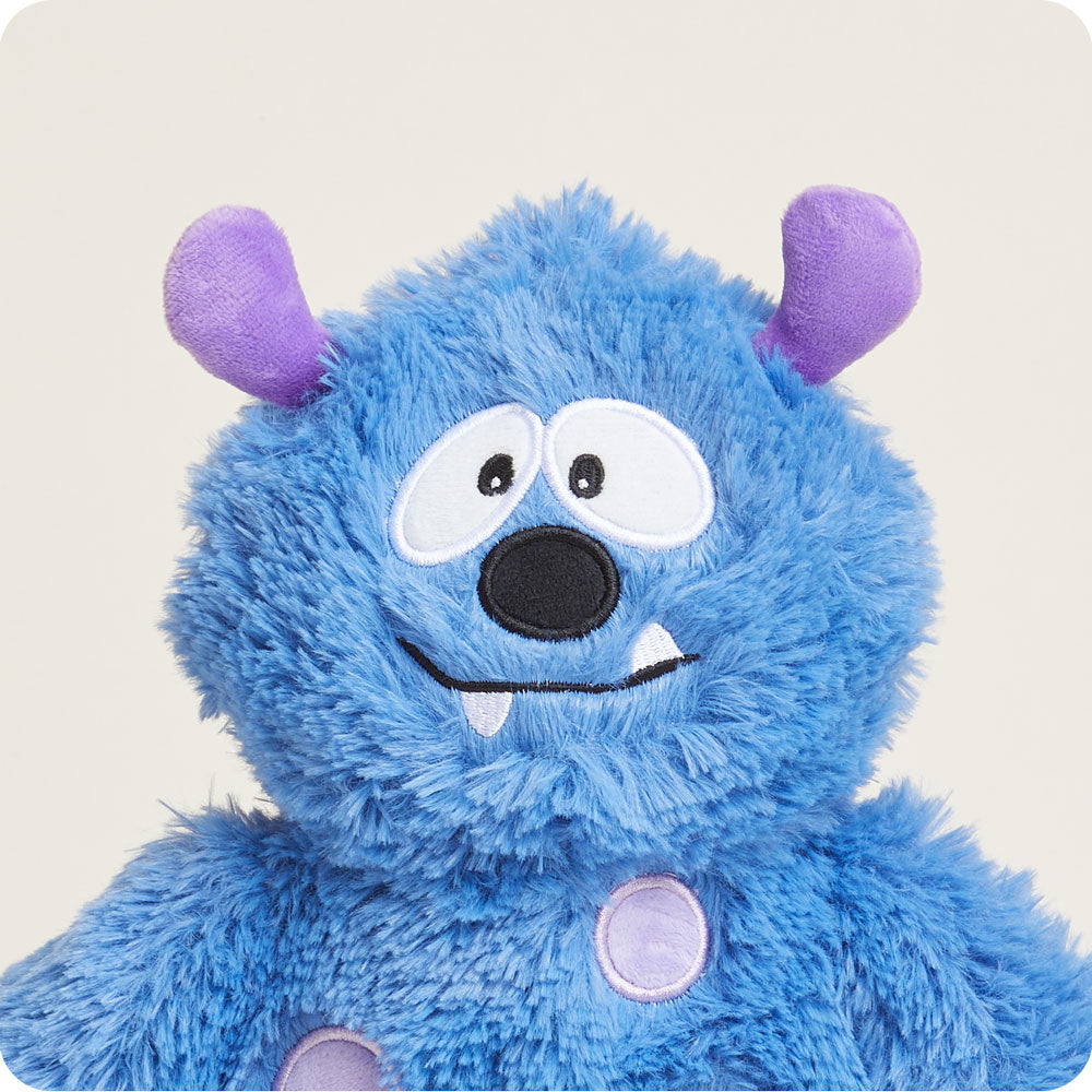 Blue Monster Warmies - Adorable Plush Heating Pad for Kids & Adults | Microwaveable Warm Hugs for Relaxation, Stress Relief & Comfort | Perfect for Bedtime, Cold Weather & Anxiety Relief