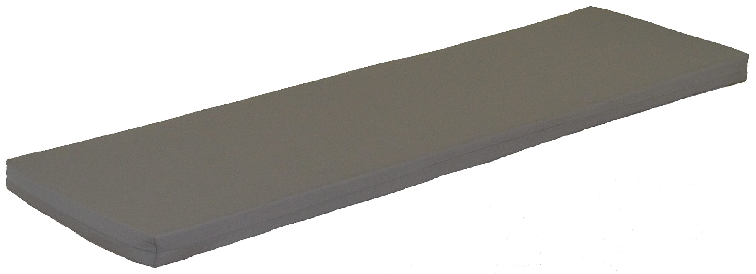 4' Bench Cushion in Gray - Premium Indoor/Outdoor Furniture Seat Pad for Patio, Deck, or Garden - Furniture Barn USA