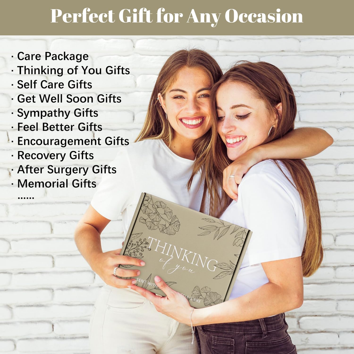 Thinking of You Care Package for Women - Get Well Soon Gift Basket for Sick Friend After Surgery, Sympathy & Self-Care Spa Gifts | Perfect for Recovery, Hospital Stay, and Comforting Loved Ones