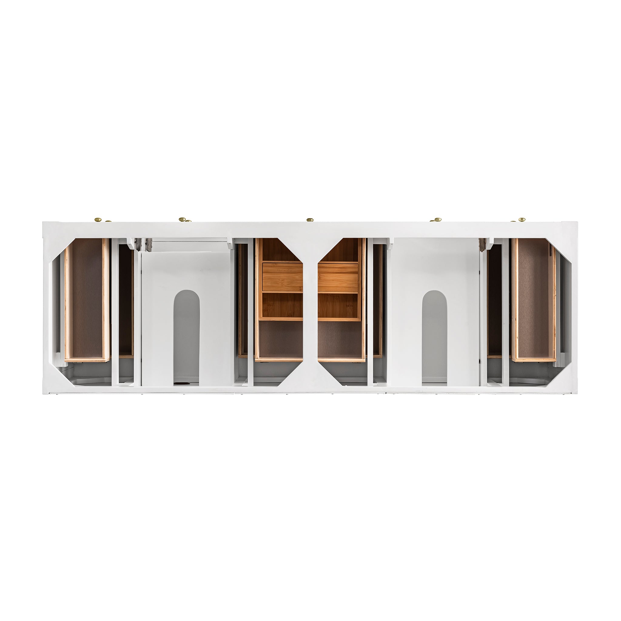 Breckenridge 72-Inch Double Vanity in Bright White - Perfect for Master Bathroom & Luxury Home Renovation