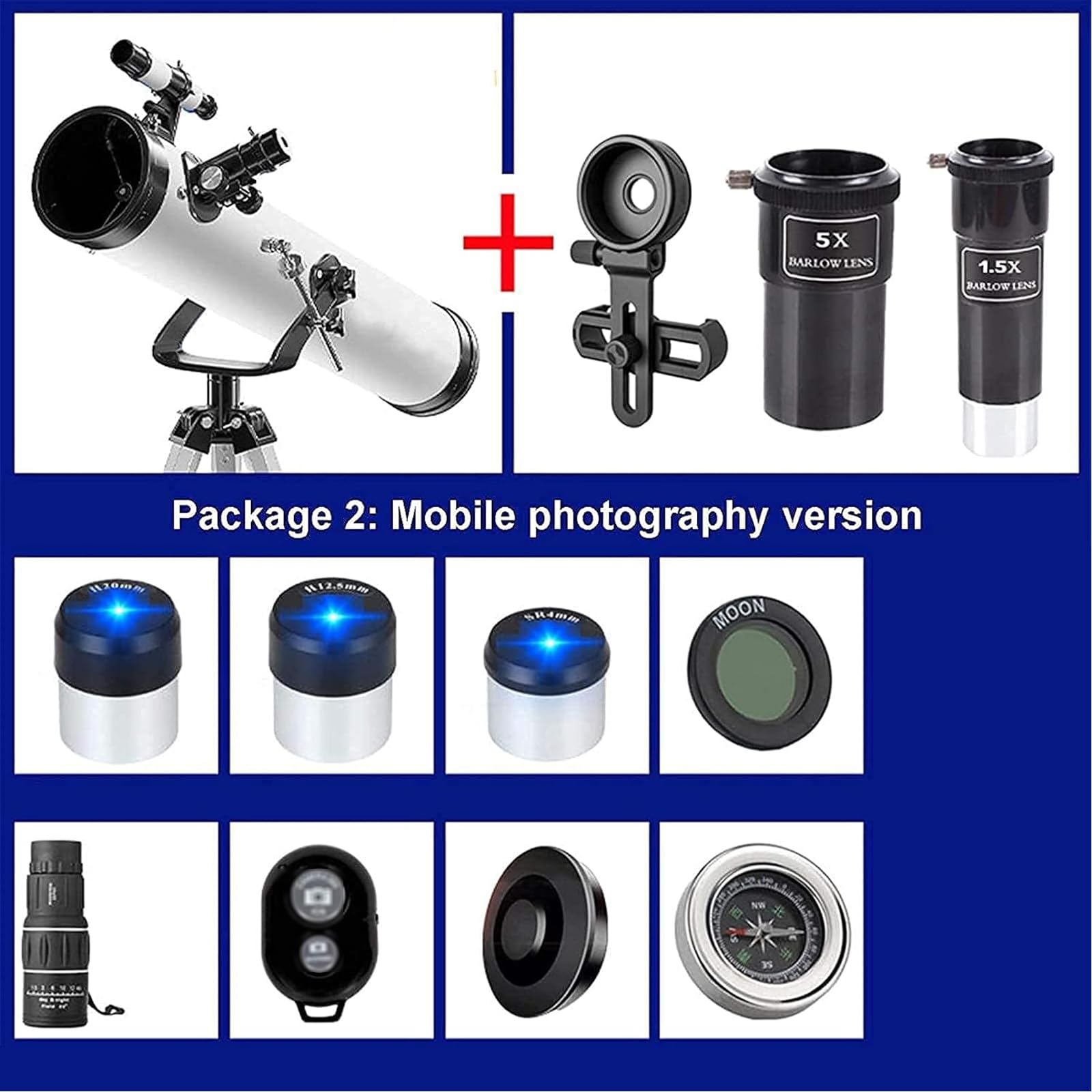Best Astronomy Telescope for Beginners - 700mm Focal Length Adjustable Telescope for Kids & Adults | Perfect for Stargazing, Moon Observation & Astrophotography