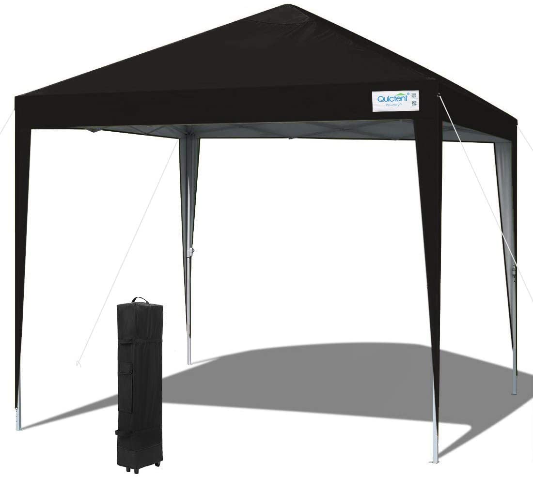 10' x 10' Instant Pop Up Canopy Tent with No Side Walls - Portable Outdoor Shelter for Camping, Beach, Picnics & Backyard Parties