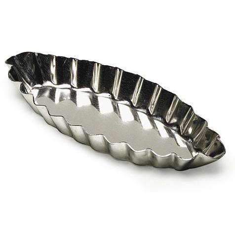 Premium Fluted Oval Boat-Shaped Heavy Tin Molds for Baking - Perfect for Cakes, Bread & Pastries | Ideal for Home Bakers & Professional Chefs