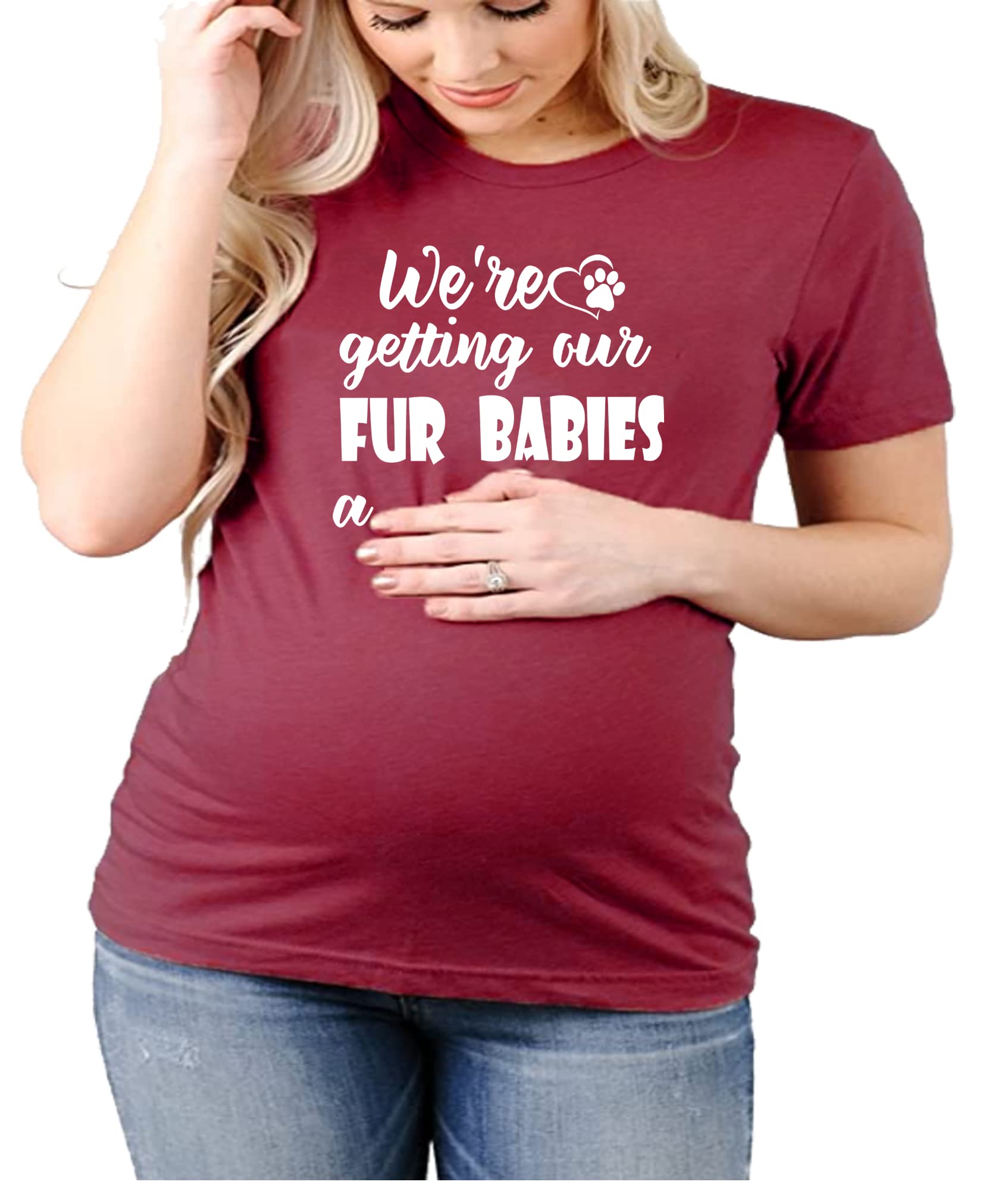 Pet Human Shirt for Dogs - Cute Pregnancy & Baby Announcement T-Shirt for Dog Moms | Perfect for Gender Reveals & Family Photo Shoots