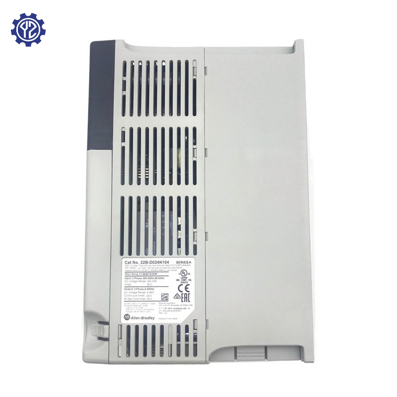 Original AB PowerFlex Inverter VFD 22B-D024N104 - 100% New Genuine OEM Part for Industrial Automation & Motor Control