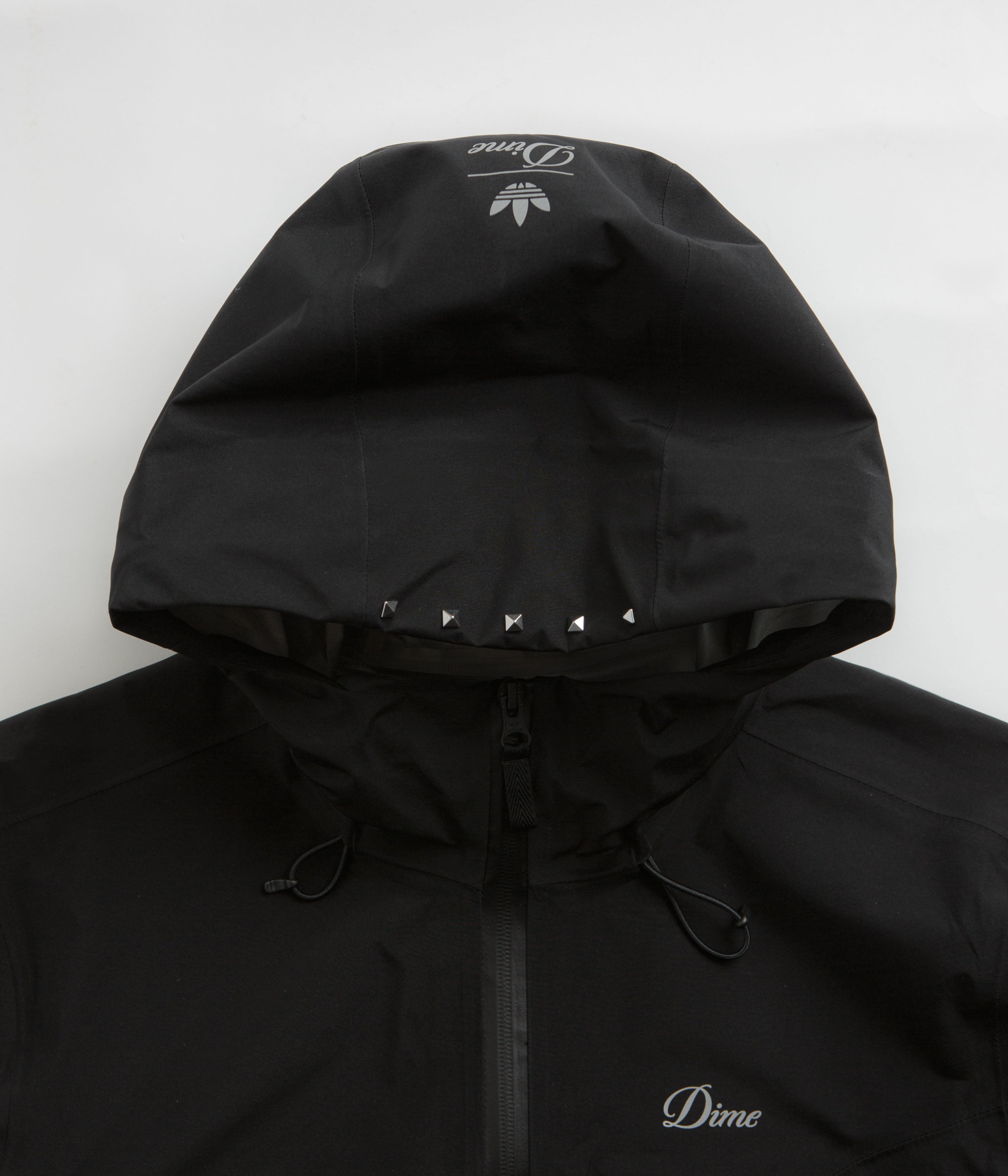 Adidas x Dime Stud Jacket - Black Men's Fashion Streetwear Jacket for Urban Style & Skateboarding