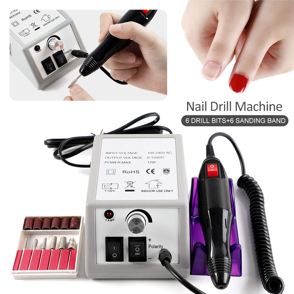 COSCELIA 20pcs UV Nail Kit with 80W LED Lamp - Semi-Permanent Gel Polish, Poly Extension Gel, 12W Nail Sander, Remover Pad & Accessories - Complete Manicure Set for Beginners | Perfect for Home Nail Art & Salon-Quality Gel Extensions