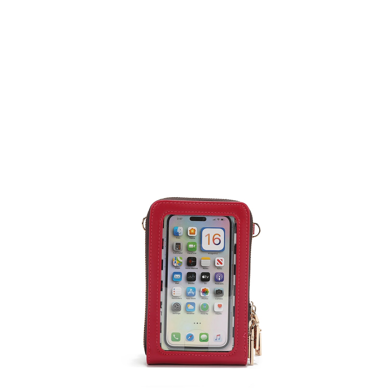 Multi-Zip Crossbody Phone Case - Secure & Stylish for Travel, Shopping, and Everyday Use