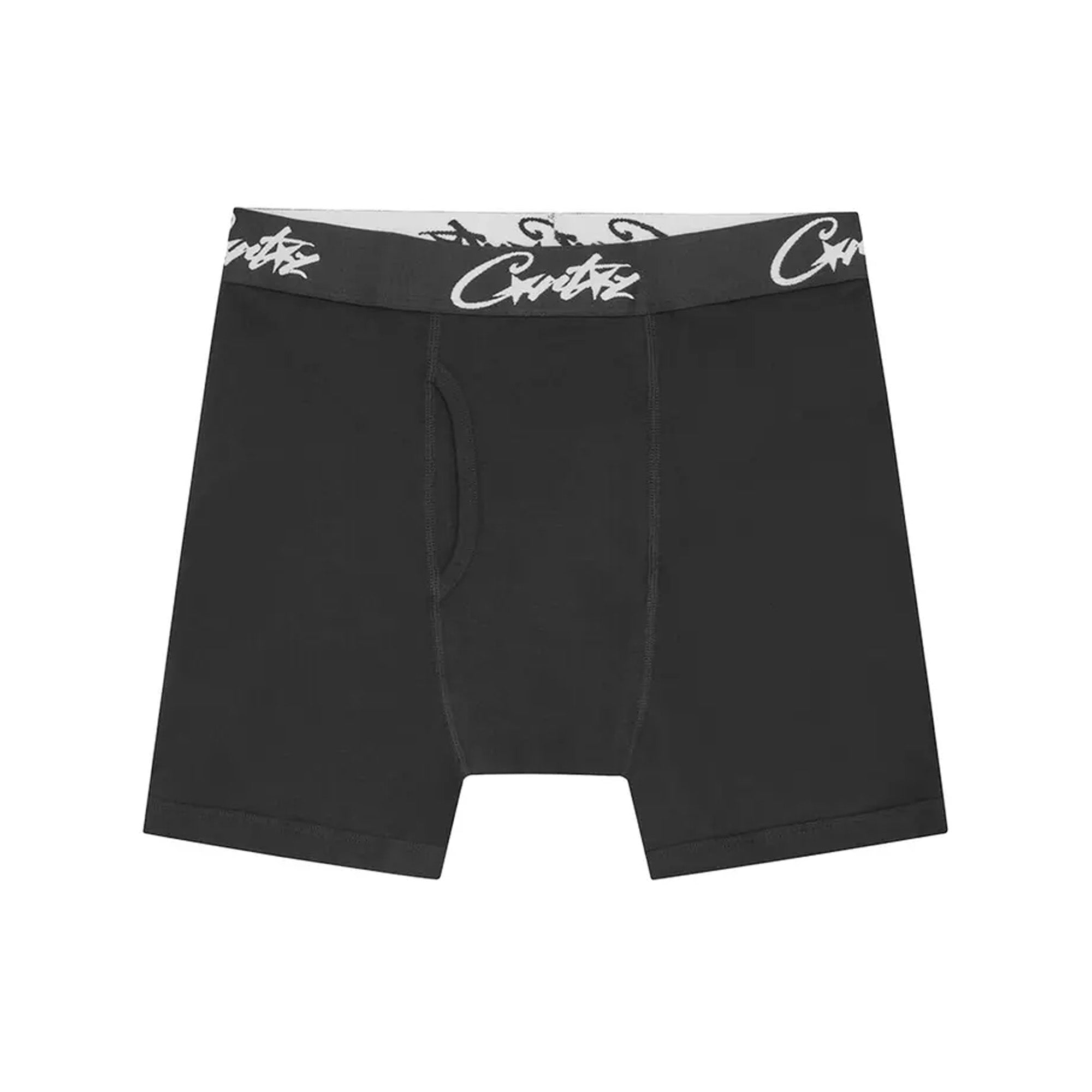 Corteiz Allstarz Boxers 3-Pack - Black Cotton Underwear for Men (2023) | Comfortable Briefs for Everyday Wear, Gym & Travel