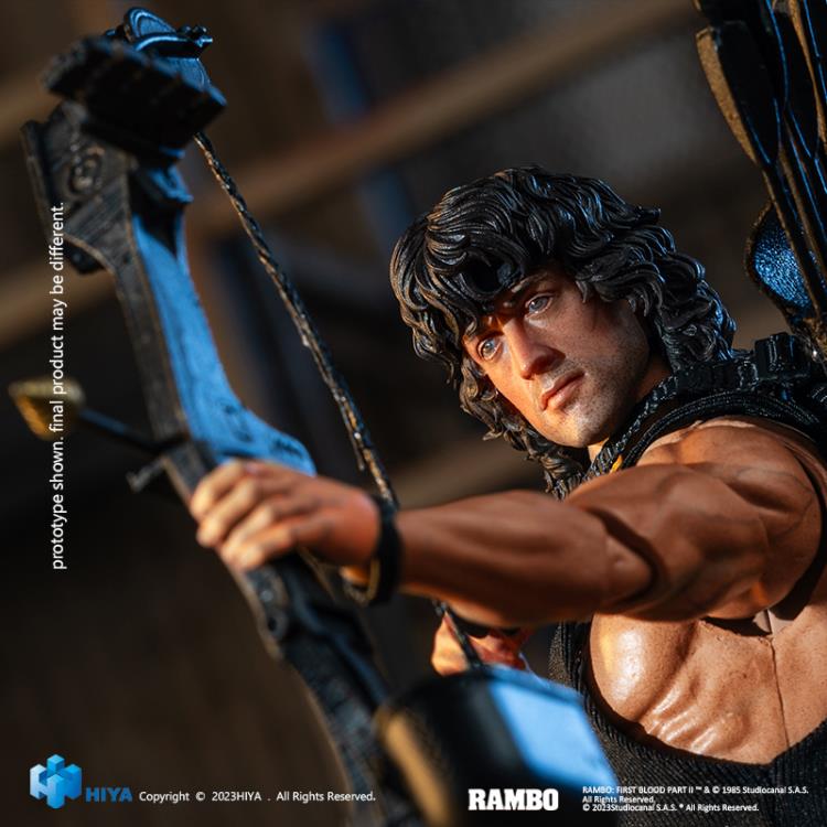 Rambo III Super Series John Rambo 1/12 Scale Collectible Action Figure - Perfect for Movie Fans, Collectors & Display