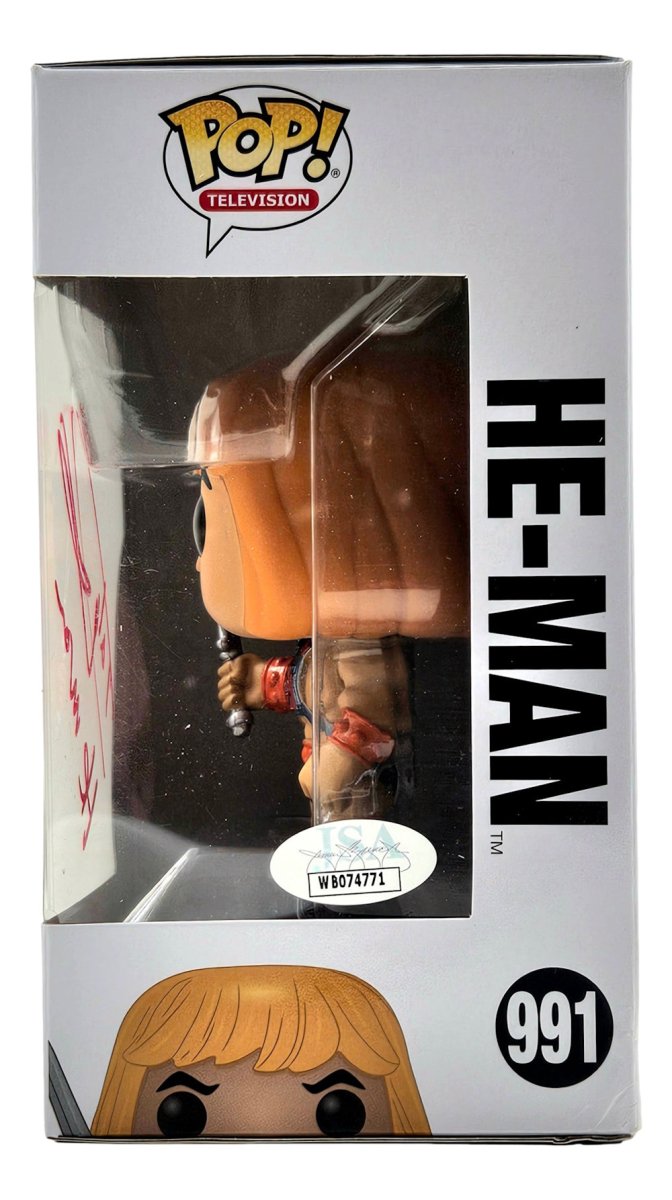 Dolph Lundgren Signed He-Man Funko Pop #991 - Authentic JSA ITP Certified - Perfect for Collectors, Gifts & Movie Memorabilia Displays