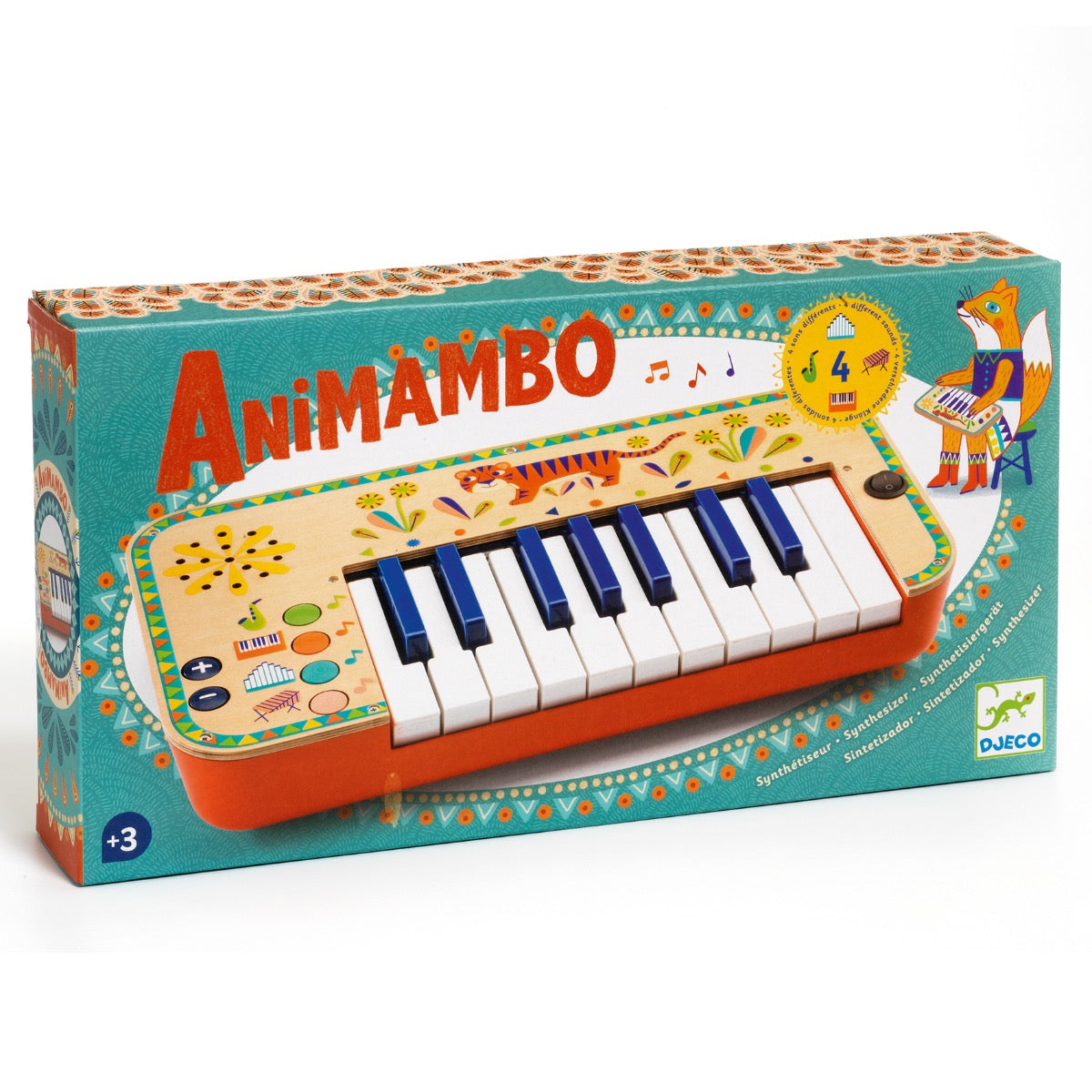Best Djeco Animambo Synthesizer - Musical Keyboard Toy for Kids | Fun Learning & Creative Play | Perfect for Birthday Gifts & Early Childhood Music Education