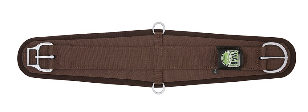 **Weaver Leather Neoprene Smart Cinch with Roll Snug Cinch Buckle - Durable Horse Cinch for Western & Trail Riding - Perfect for Saddles & Equestrian Gear**