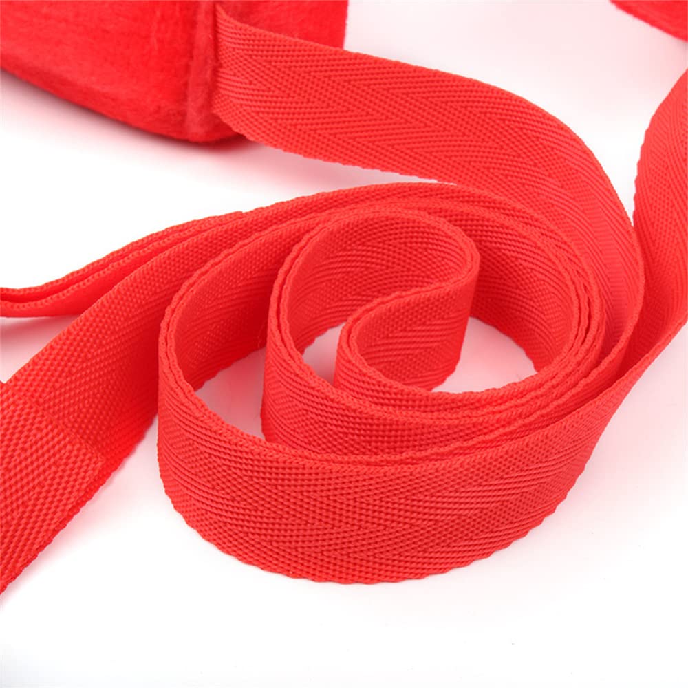 SM Flirting Binding Split Leg Restraint Pillow - Stretchy Bondage Pillow for Sex Toys & Sex Swing - Perfect for BDSM, Couples Play & Erotic Massage (Red)
