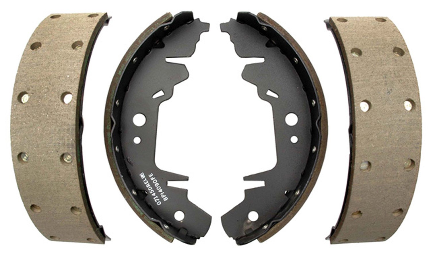 ACDelco Gold 17714R Riveted Rear Drum Brake Shoe Set - Premium Brake Replacement for GM, Chevy, Buick & More - Perfect for Highway Driving & Heavy Loads
