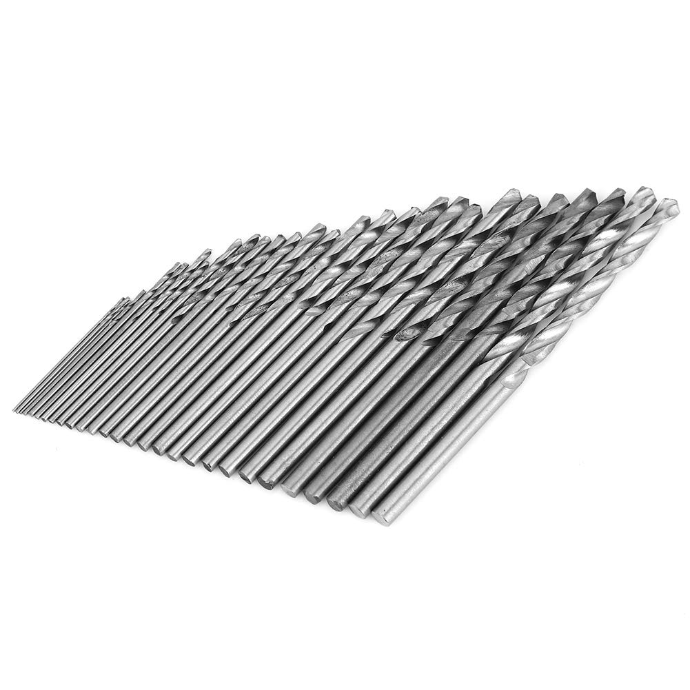 16-Piece HSS High-Speed Steel Drill Bit Set - Straight Shank Spiral Drill Bits for Metal, Wood & Plastic - Perfect for DIY, Electrical Work & Home Improvement Projects