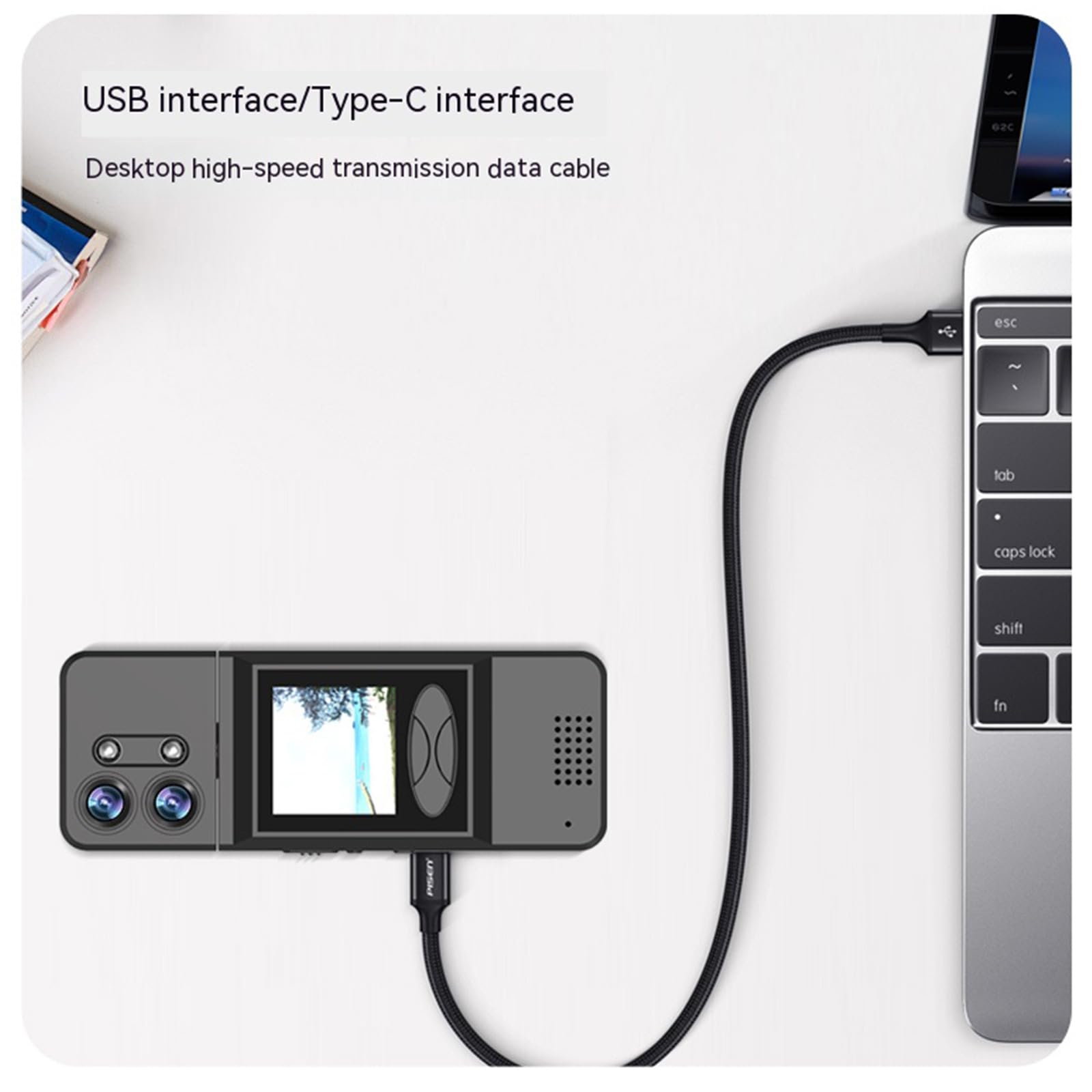 HD Body Camera with Night Vision - Waterproof Sports Video Recorder for Outdoor Activities, Police, Security & Cycling - Wide Angle Lens & Clear Recording