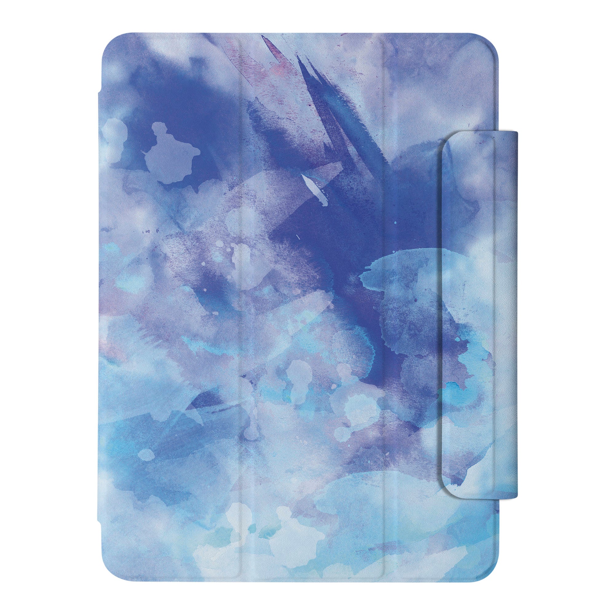 iPad SlimFit Case with Abstract Watercolor Splash Design - Ultra Thin Lightweight Protective Cover for iPad Air/Pro - Perfect for Work, Travel & Everyday Use