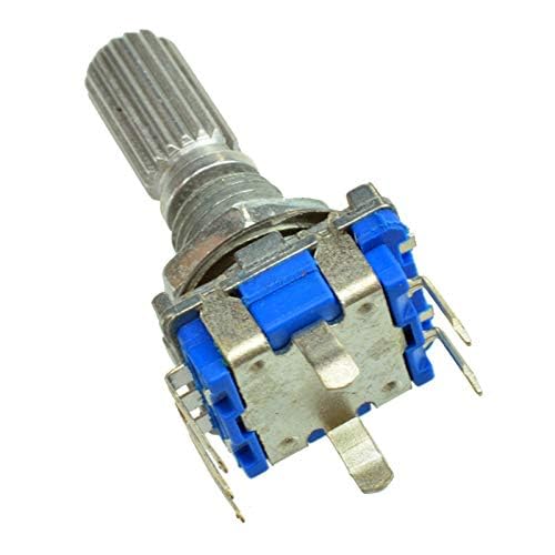 2-Pack Pro3D EC11 Rotary Encoder Potentiometer with Switch - 20mm Shaft for Audio Mixers, DIY Electronics & Arduino Projects