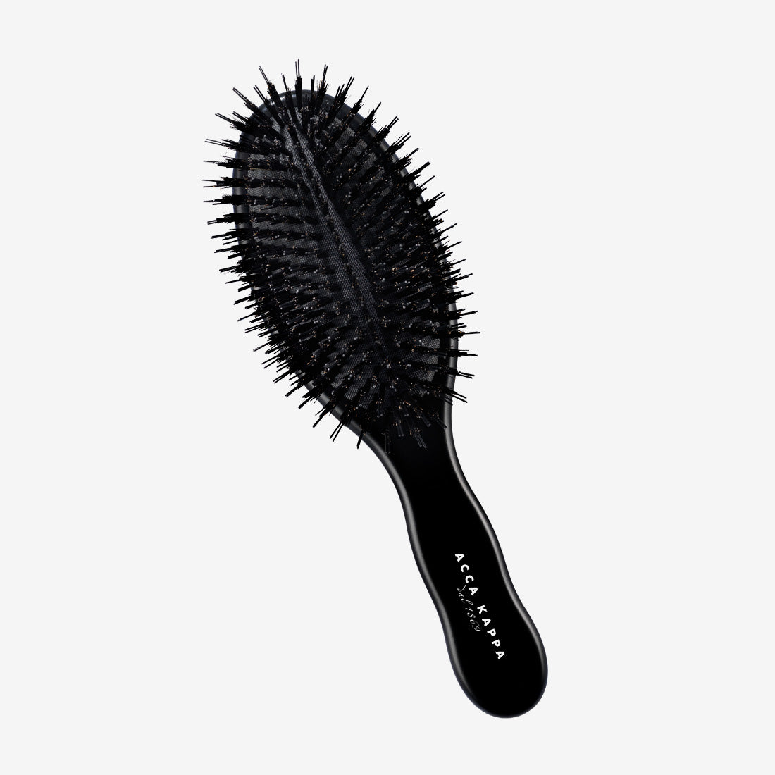 Professional Oval Hair Extension Brush with Mixed Bristles - Perfect for Styling, Detangling & Smoothing Extensions