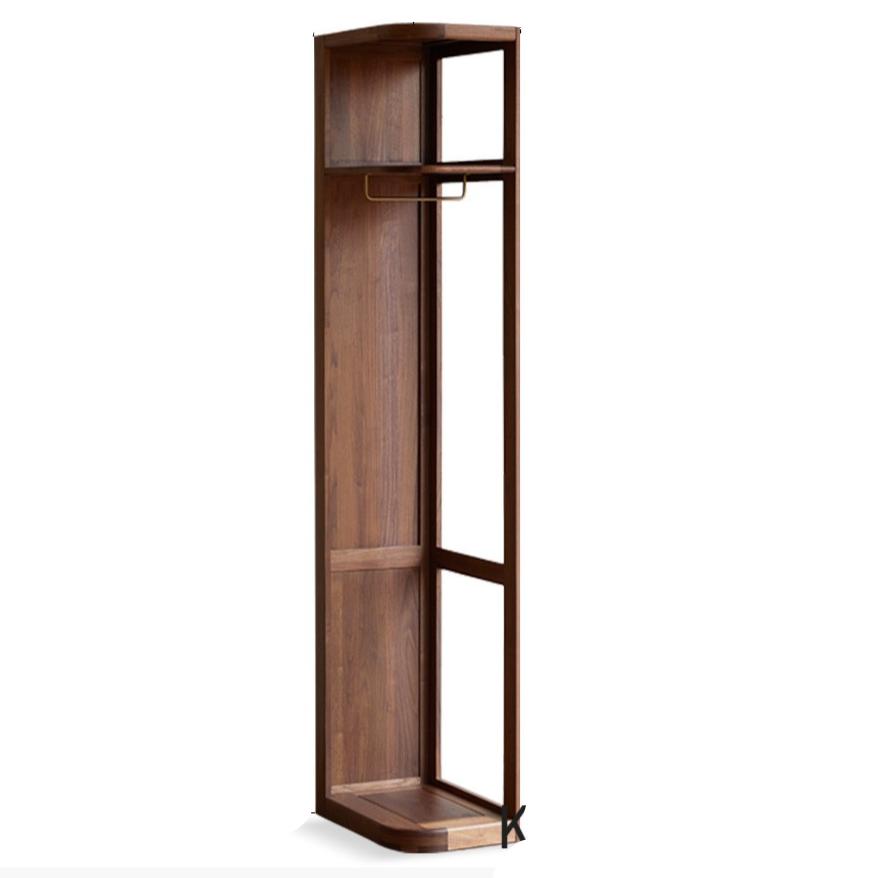 15.7x22.4x86.6 inch / 40x57x220 cm / Rich Dark Walnut Color / left corner cabinet