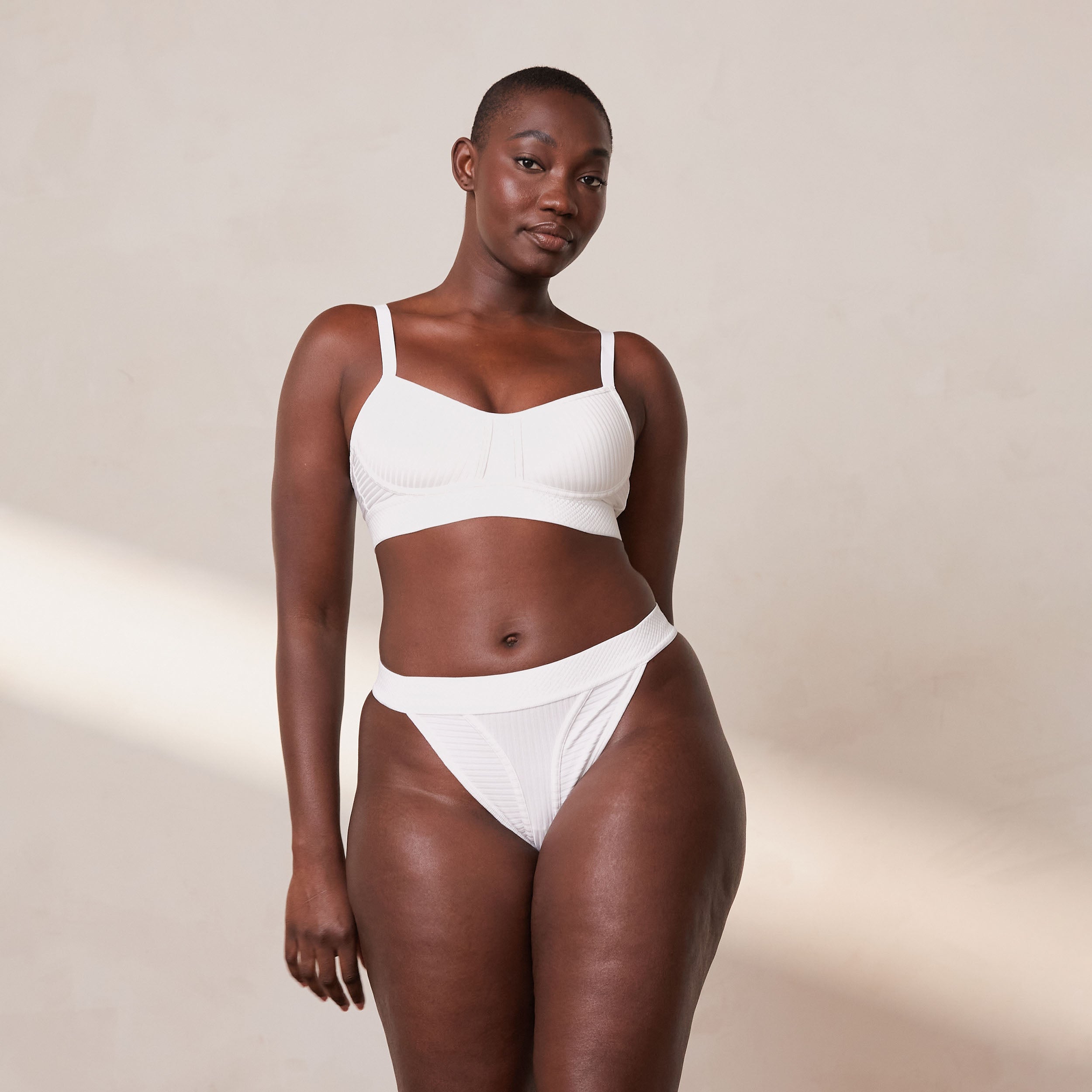 Bare Bra White - Seamless Comfort Wireless Bralette for Women | Perfect for Yoga, Lounge & Everyday Wear