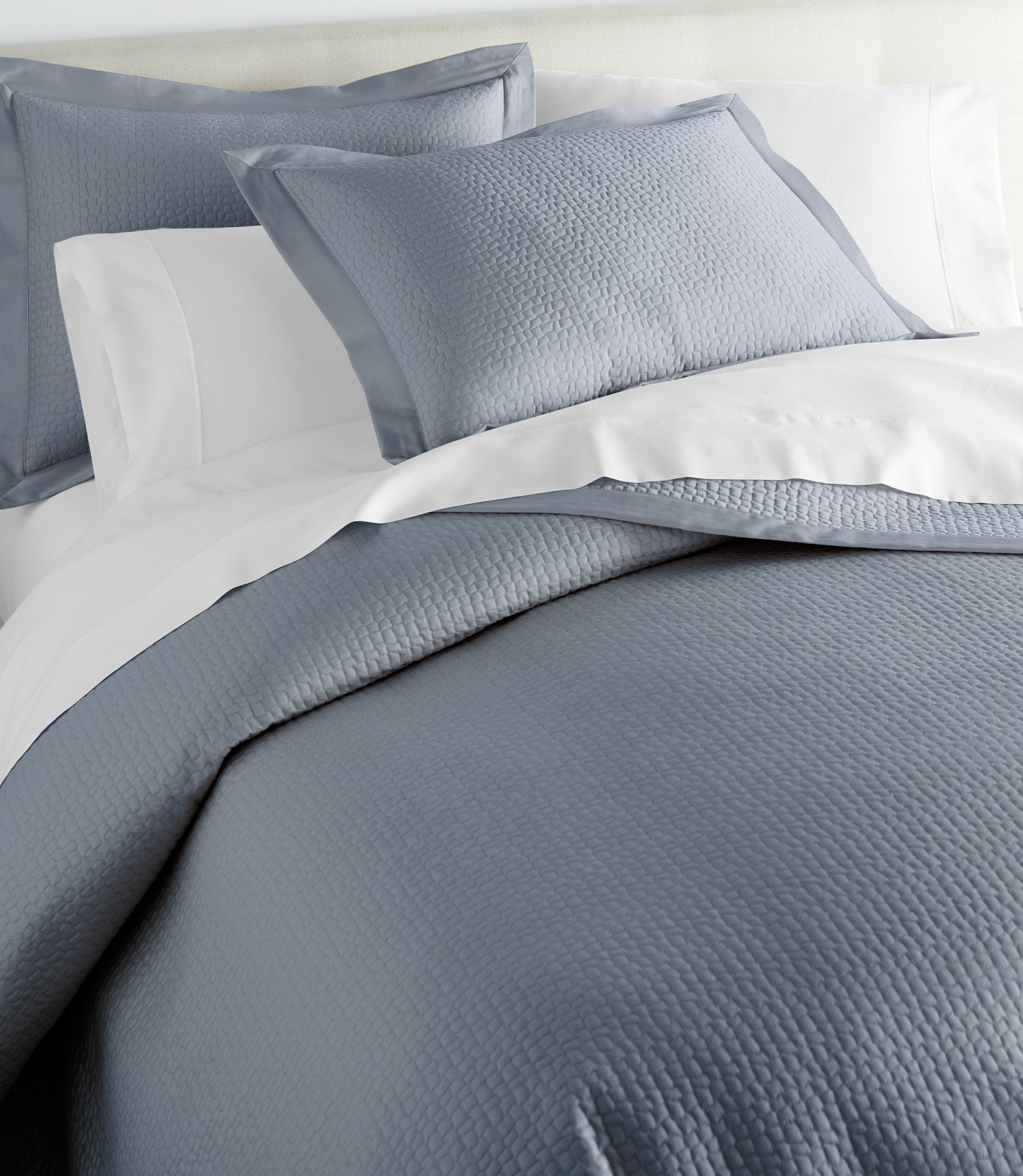 Hamilton Quilted Sham - Premium Decorative Pillow Cover for Bedroom & Living Room - Soft Cotton Sham with Elegant Quilted Design - Perfect for Home Decor, Guest Rooms, and Cozy Spaces